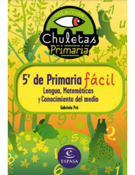 5º de Primaria facil Libro de Contenidos